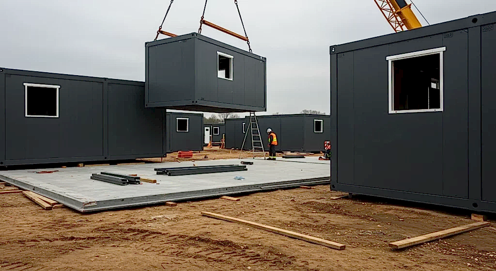 construction worker camps setup