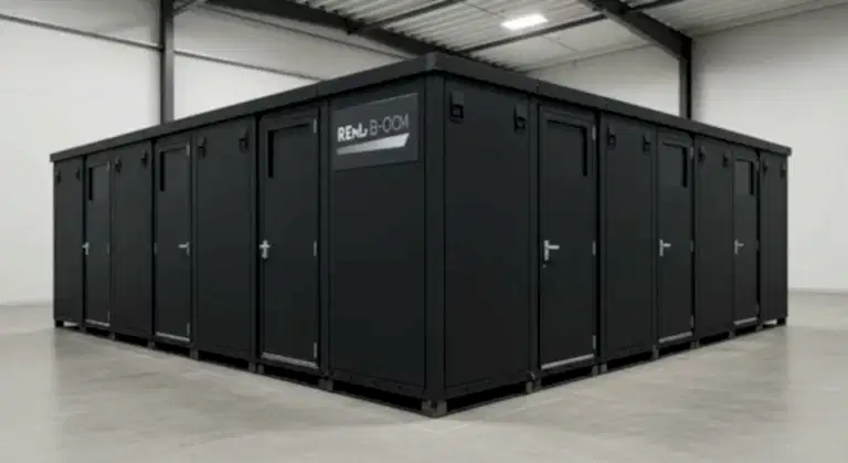 industrial shower toilet facility