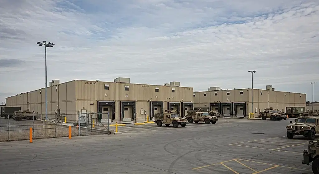 MODULAR MILITARY WAREHOUSE/LOGISTICS