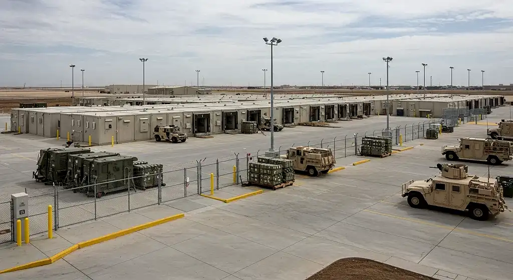 MODULAR MILITARY WAREHOUSE/LOGISTICS