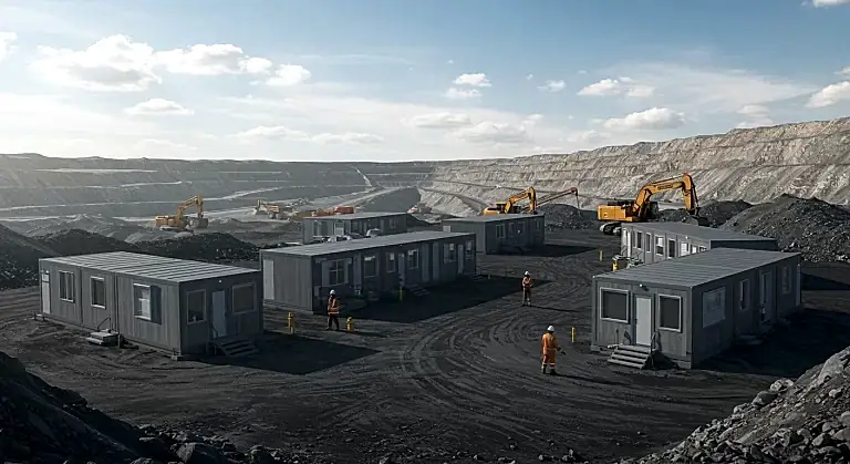 coal mining camp accommodation prefab