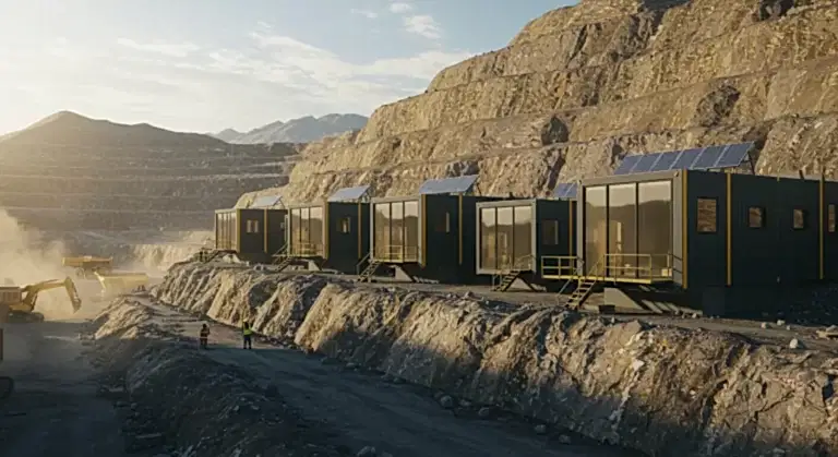 gold mining camp accommodation modular