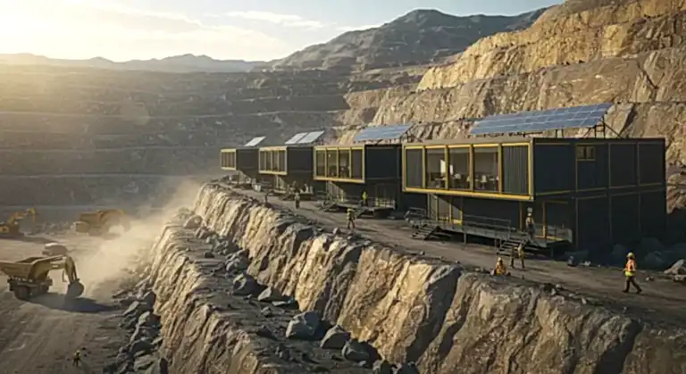 gold mining camp accommodation units