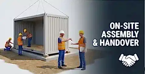 flat-pack On-Site Assembly & Handover